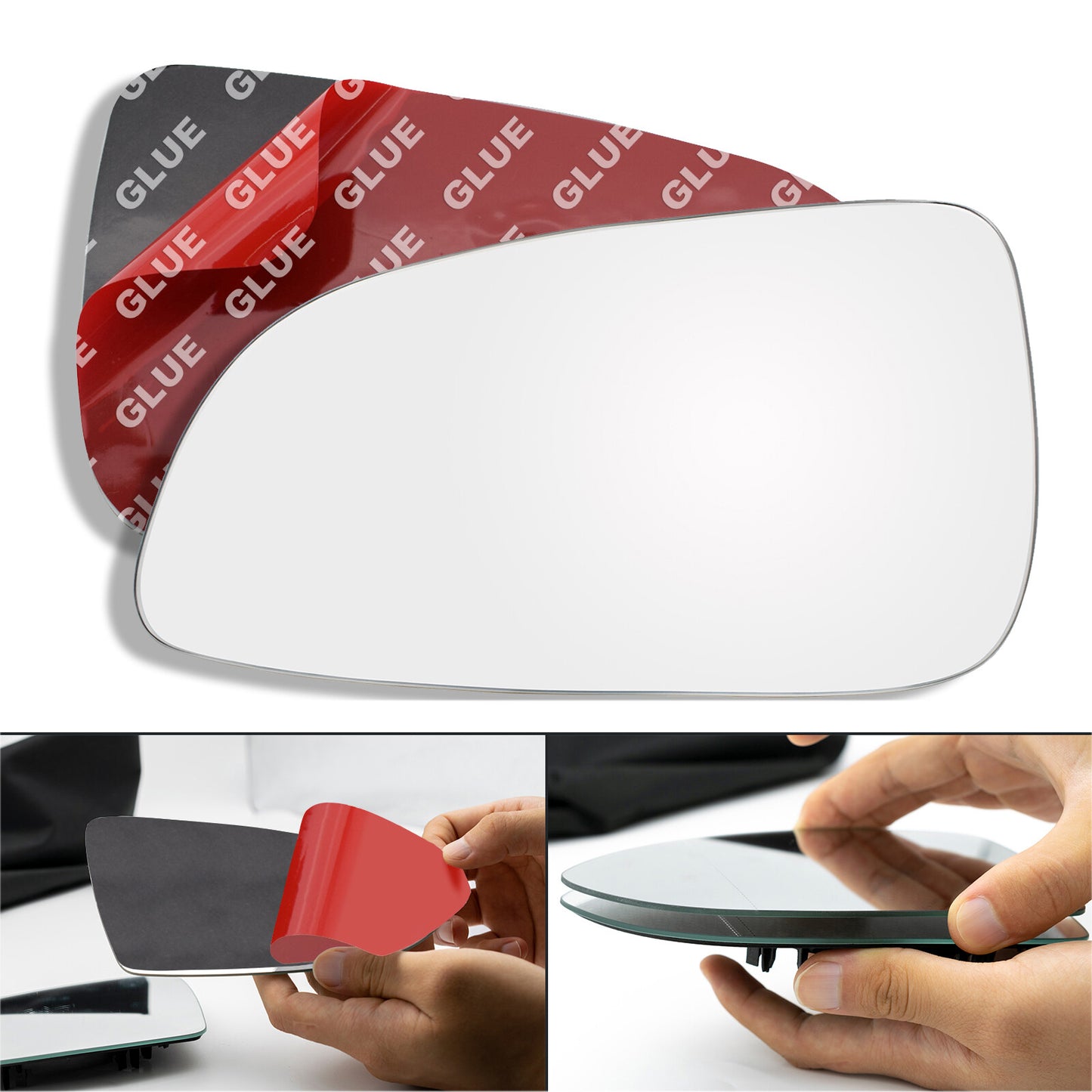 ya 3 6.25.2 for Holden for Astra AH 2005 -09 LEFT Passenger side mirror glass replacement CONVEX