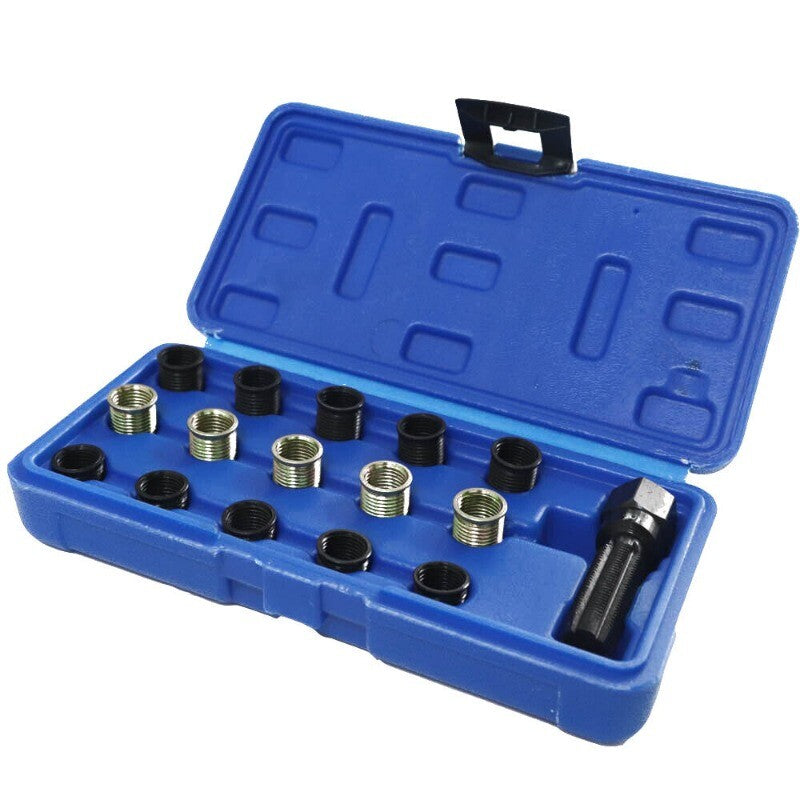 ya 26 16pcs 14mm Spark Plug Rethread Kit Thread Repair M14x1.25 Cylinder Head Helicoil