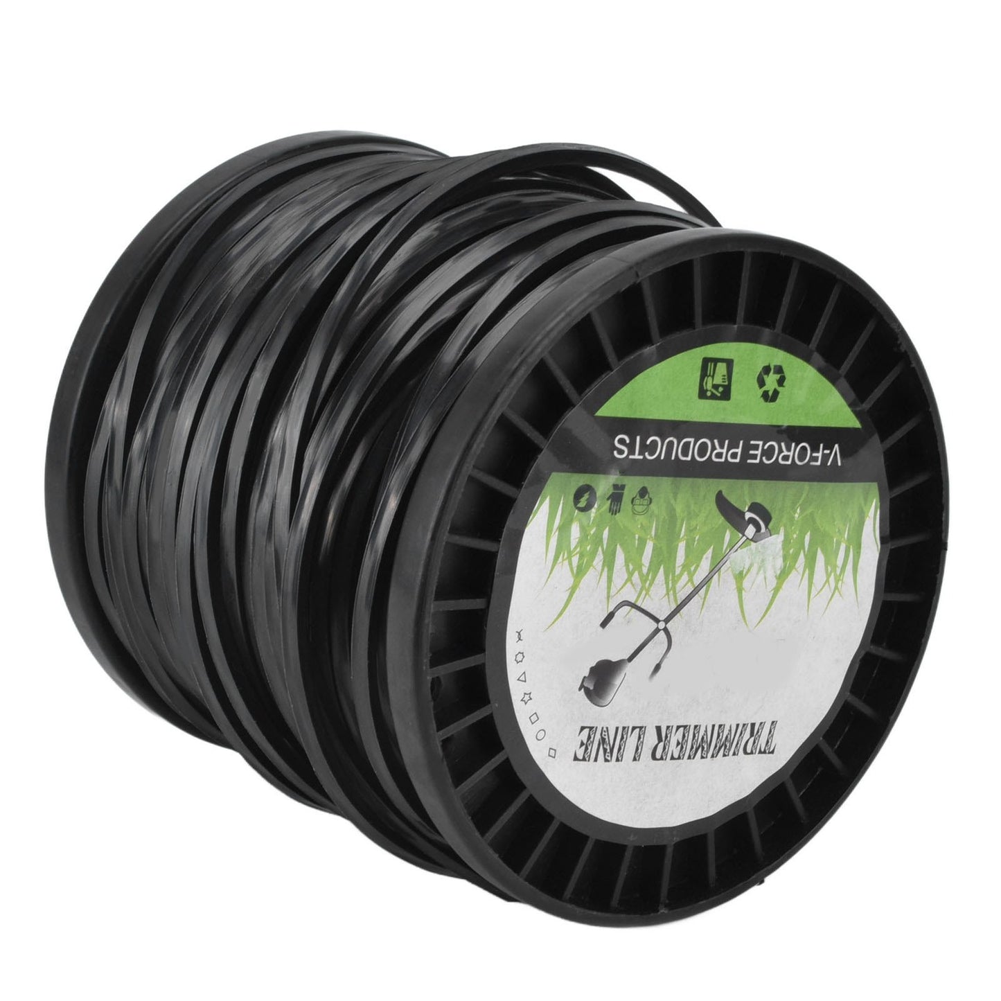ya 17 50m Round String Trimmer Line For 3.3mm Black High Cutting