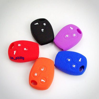 ya 5 8.7 Silicone Key Cover Shell 3 Buttons for Renault Megane Kangoo Espace Remote key