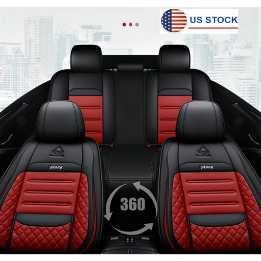 ya 12 5.22 Universal 5-Seats Fiber leather for Seat Cover for SUV Full Front+Rear for Seat Cushion