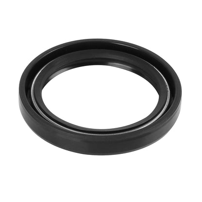 ya 5 8.7 40mm x 52mm x 7mm Black Rubber Cover Double Lip TC Oil Shaft Seal