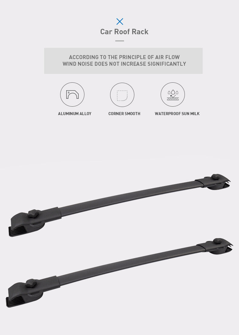 ya 5 8.7 Fits for Toyota for SIENNA Auto Outdoor Roof Rail Rack 2016-2020 Rail Bar Crossbars