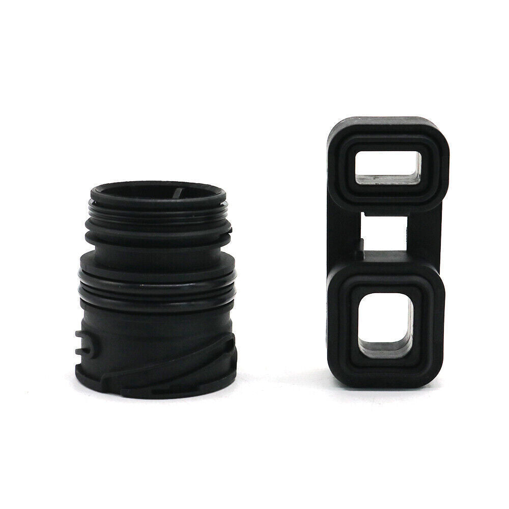 ya 2 6.29 2Pcs Adaptor+Sealing Sleeve for BMW 128I 2010-2013 325I 2006 X1 24347588724 NEW
