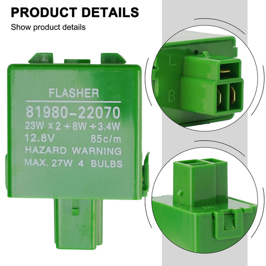 ya 4 6.17.2 Automotive Flasher Relay Turn Signal 81980-22070 Compatibility Direct Engineered