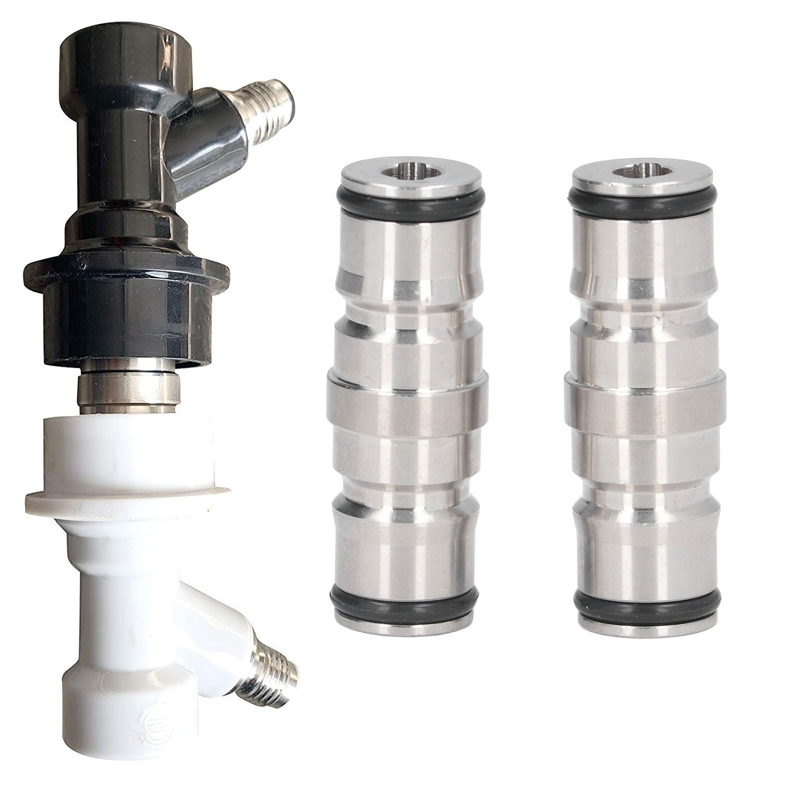 ya 26 2 Pcs Homebrew Beer Keg Lock Post Connector Stainless Steel Quick 
