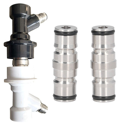 ya 26 2 Pcs Homebrew Beer Keg Lock Post Connector Stainless Steel Quick 