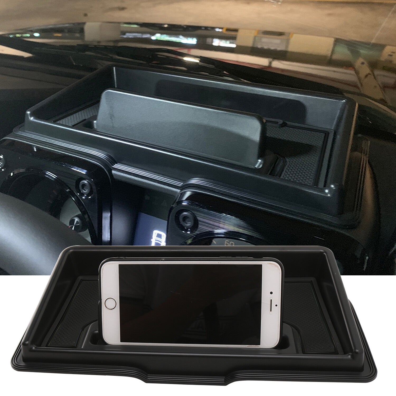 ya 1 7.8 Dashboard Storage Box Phone Holder Tray for Suzuki Jimny 2019-2022 Multifunction