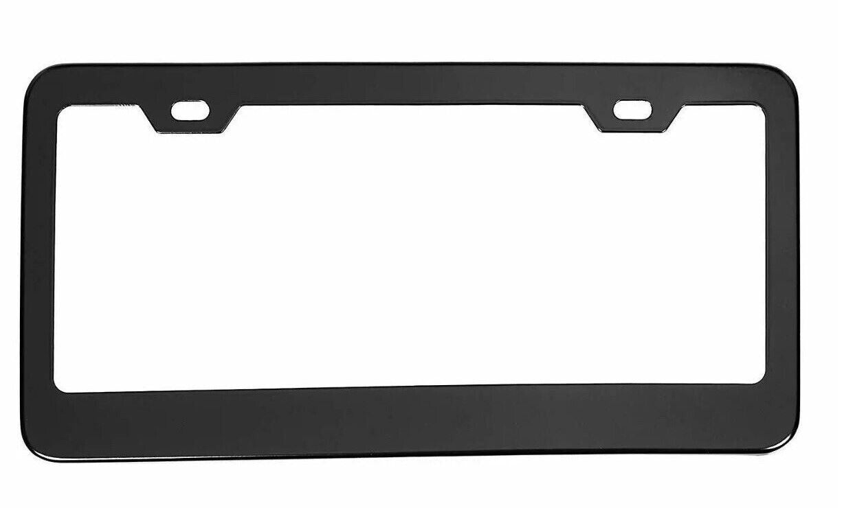 ya 1 8.5.4 2 Piece Car License Plate Frame Cover Hood Rear Boot Screw Cap Chrome Suitable for Mercedes 