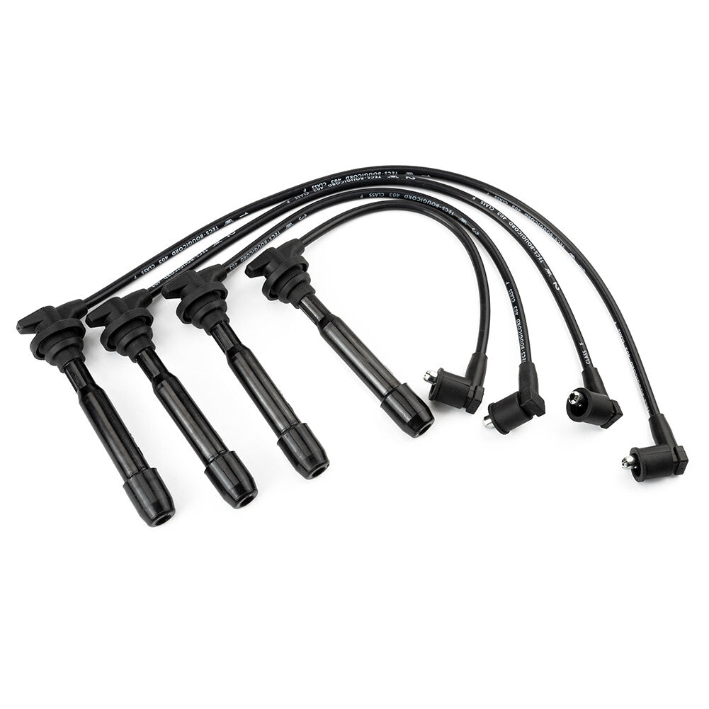 ya 5 8.7 4-Piece Spark Plug Ignition Wire Kit for Hyundai for Elantra Tiburon for Kia Spectra Soul L4