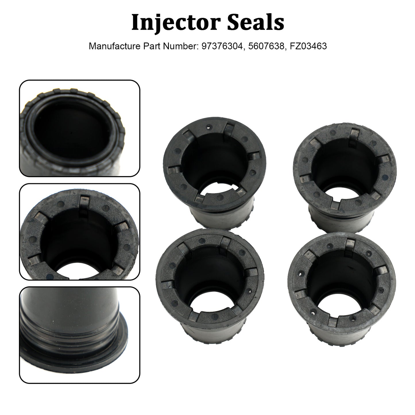ya 1 8.5.4 4pcs Fuel Diesel Injector Upper Seal for Vauxhall Astra H/J for Corsa D Mokka 1.7