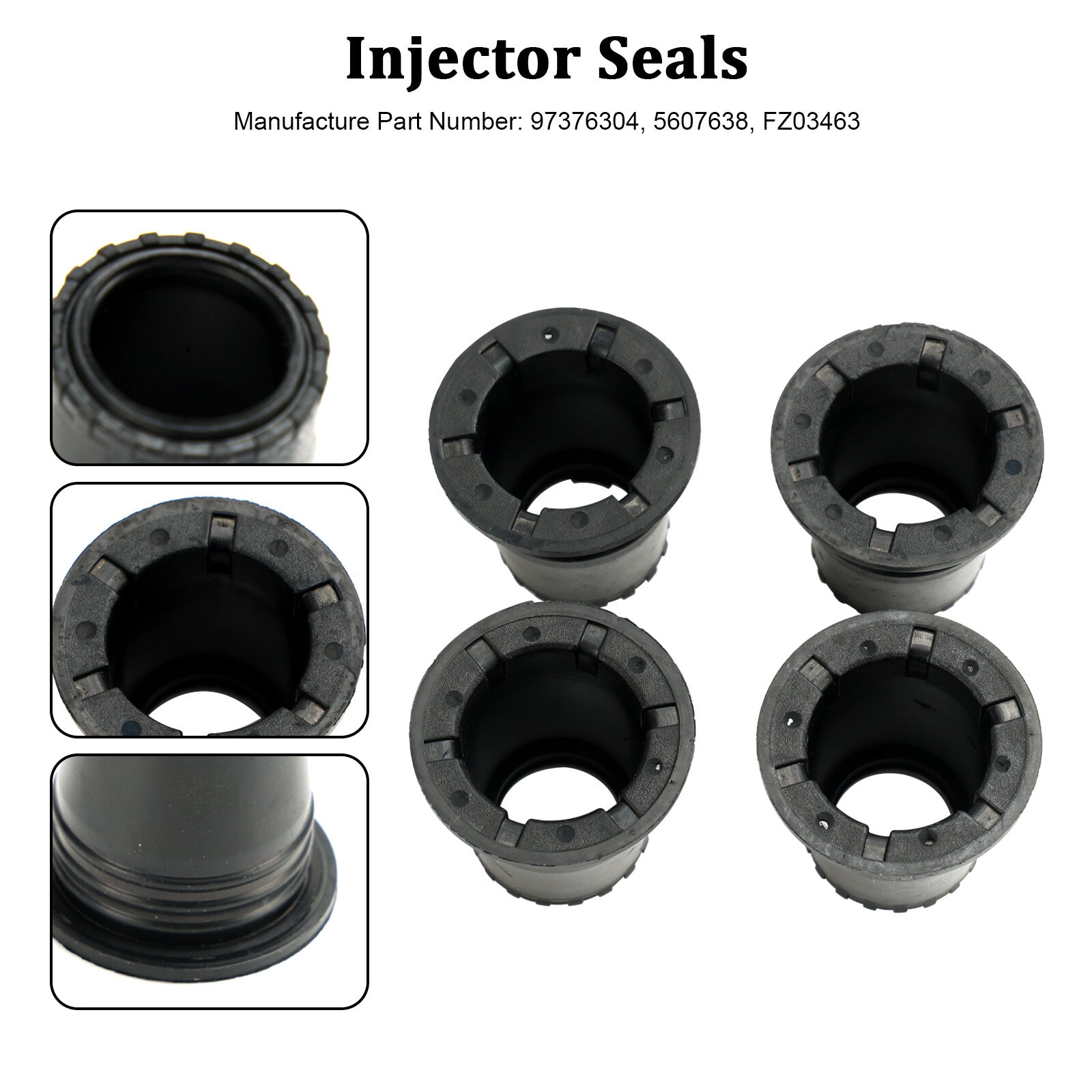 ya 1 8.5.4 4pcs Fuel Diesel Injector Upper Seal for Vauxhall Astra H/J for Corsa D Mokka 1.7