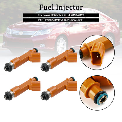 ya 1 8.12 baidi 4PCS Fuel Injector 23209-0H050 for Camry 2.4L 2003-2011 23209-28060