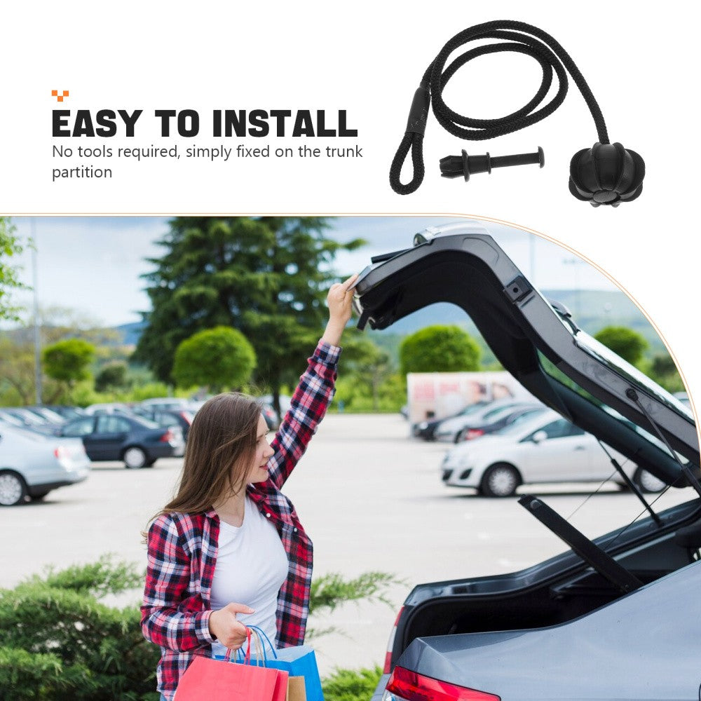 ya 5 8.7 2 Sets Trunk Partition Rope Snap Luggage Straps Rear Shelf Adjustable Bungee