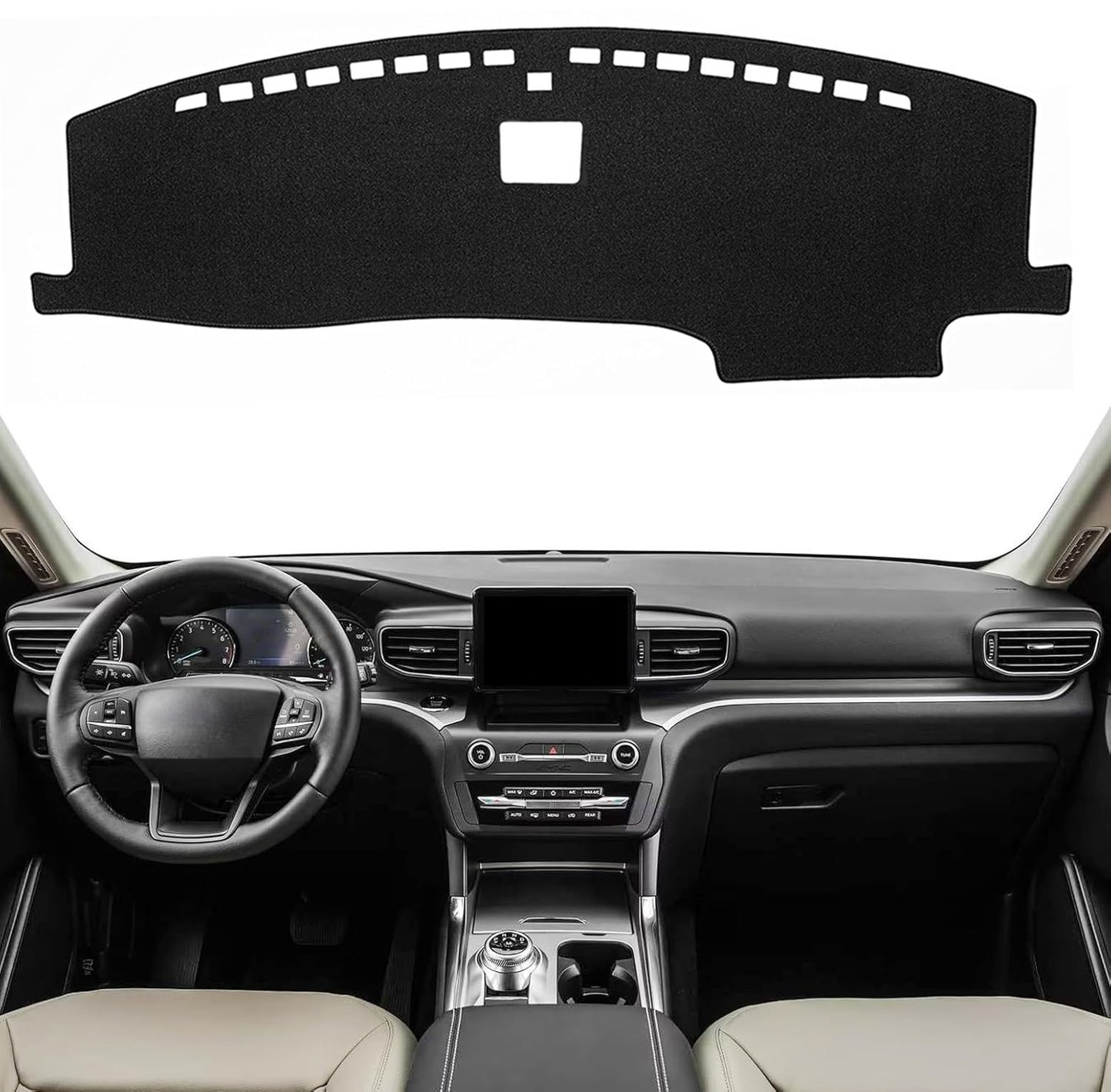 ya 9 6.5 Anti-Glare For 2020-2025 for Ford Explorer Dashboard Cover Pad Dash Mat Accessories