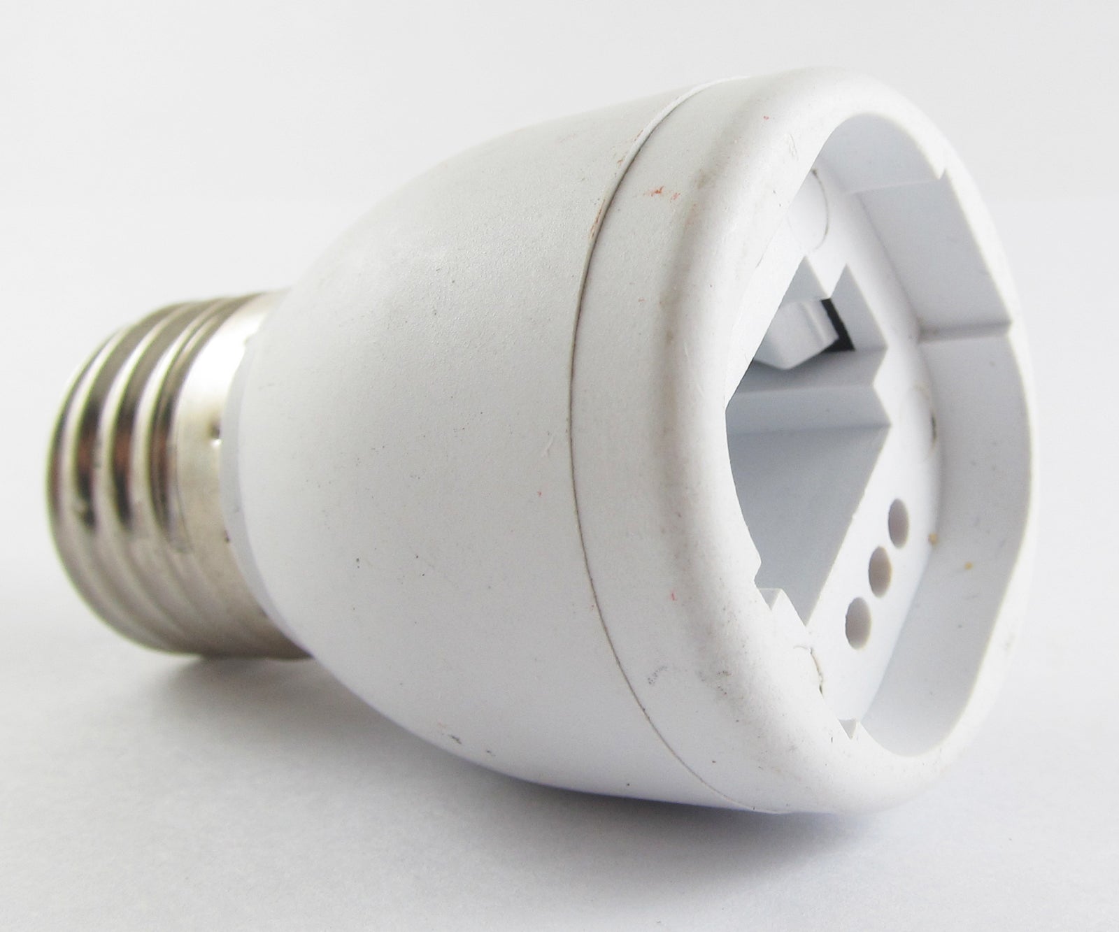 ya 14 1pc E27 Male to G24 Female Socket Base LED Halogen CFL Light Bulb Lamp Adapter