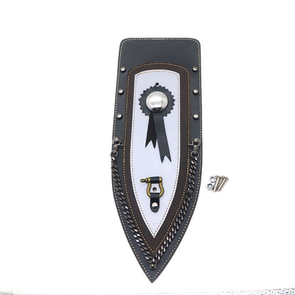 ya 5 8.7 New PU Leather Rear Plain Fender Bib Cover for Harley Sportster XL883 Solo for Seat