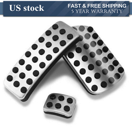 ya 9 6.5.2 2X Brake Foot Pedal Accelerator Cover for Mercedes-benz W117 CLA-Class 2013-2016