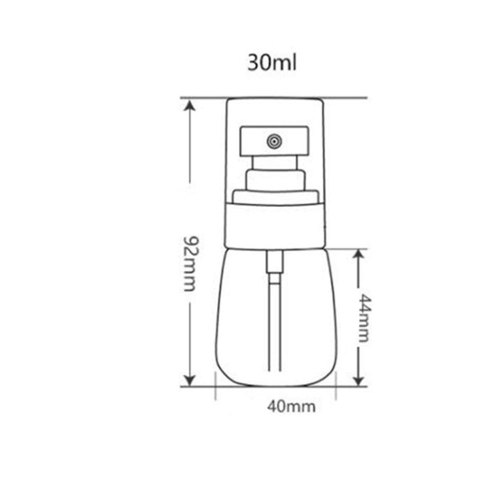 ya 5 8.7 3 Pcs Spray Bottle Moisturizer Pump Dispenser Travel Refillable Bottles