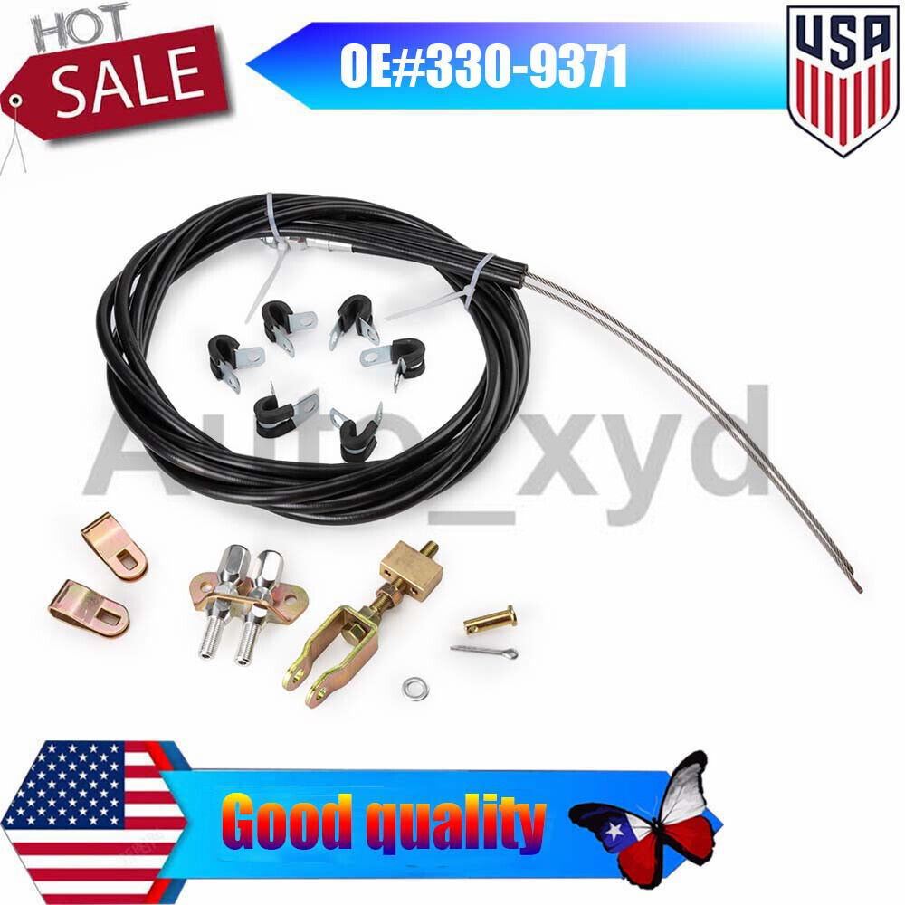 ya 10 5.28.2 Universal Emergency Parking Brake Complete Cable Kit 330-9371 Replacement XYD