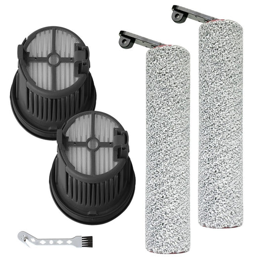 ya 25 Replacement Brush Rollers Filters and Cleaning Tool for Dreame H14 AE Vacuum