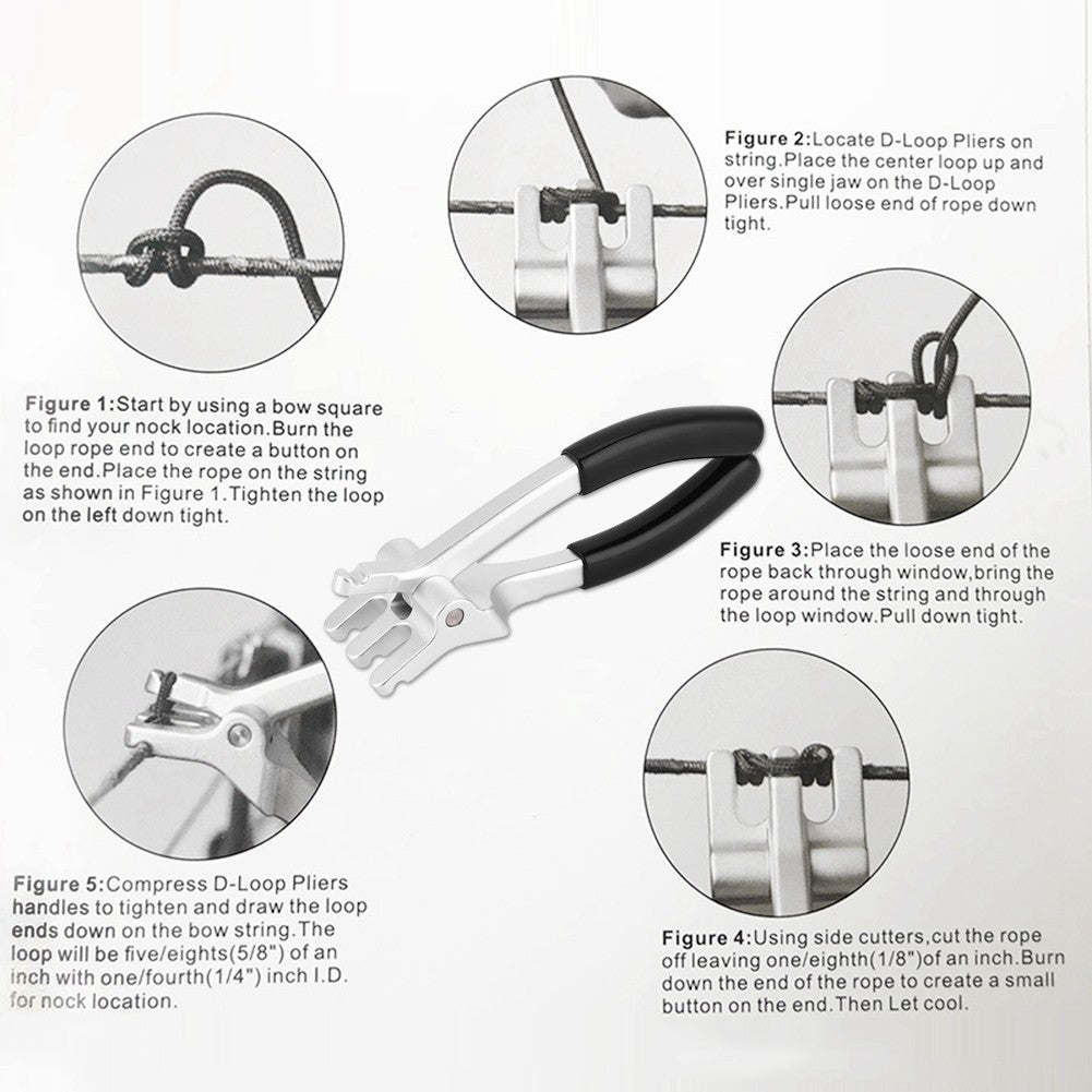 ya 25  Archery Loop Plier Plier Anti-rust Compact For