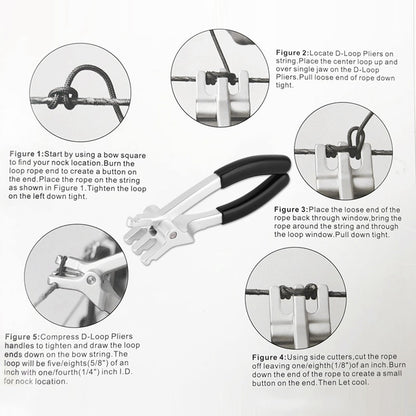 ya 25  Archery Loop Plier Plier Anti-rust Compact For