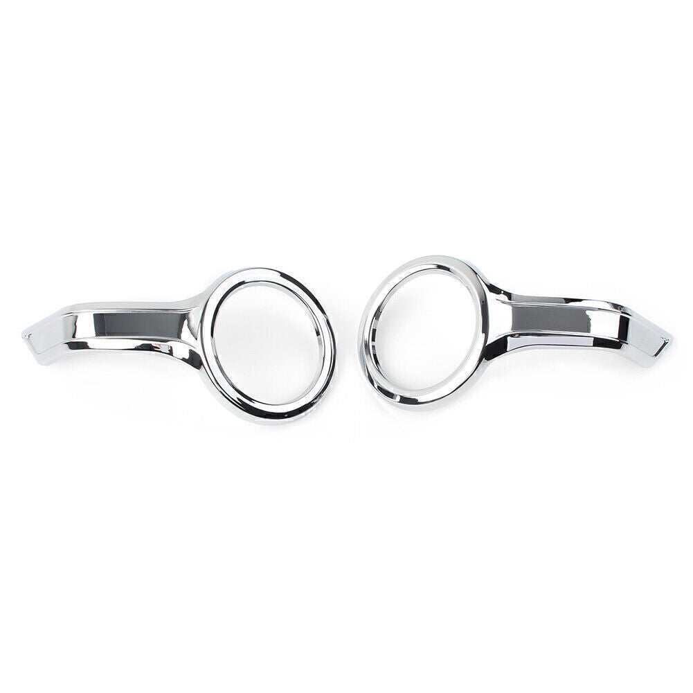 ya 27 7.20 Fit for Honda Goldwing GL1800 Chrome Fog Light Bezel Trim Rings Decorative Cover