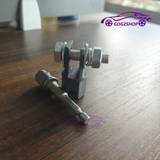 ya 1 6.30 1/2 Inch Car Scissor Jack Adapter Chrome Vanadium Steel Drive Impact Wrench Tool