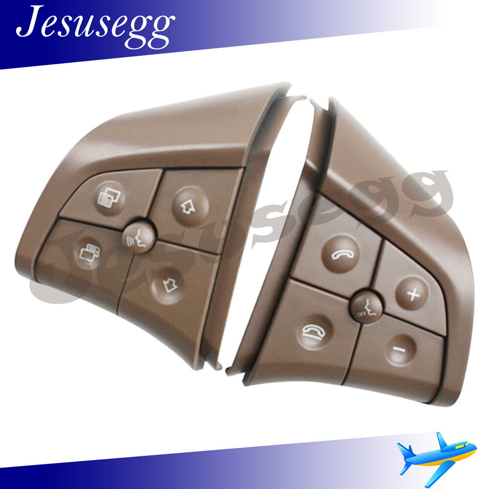 ya 13 Qty 2 Steering Wheel Switch 5 Button Yellow Fit for Mercedes-Benz W164 W251 W245
