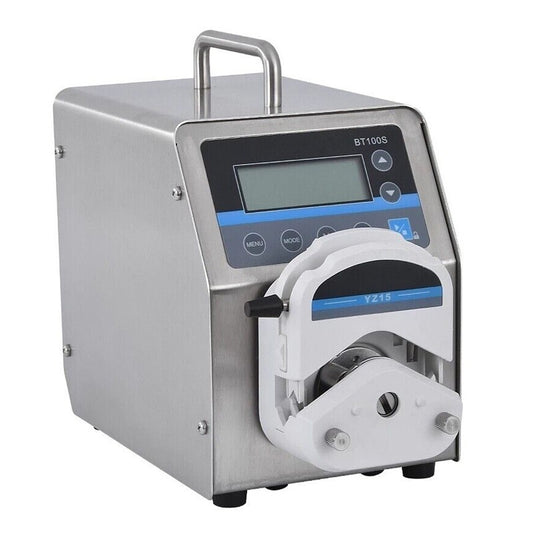 BT100S Variable Speed Peristaltic Pump With YZ15 Pump Head 1-Channel 100-240V