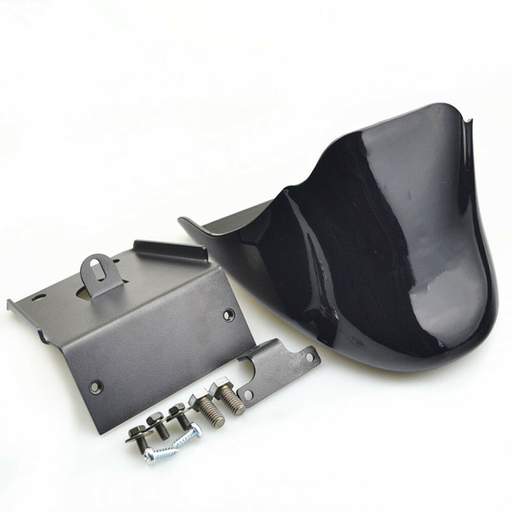 ya 5 8.7 Glossy Black Chin Fairing Front Spoiler for Harley Sportster XL 883 XL1200 04-14