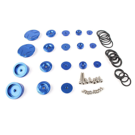 ya 3 6.23 18pcs F for Ram e End Cap Hole Plug Decor Cover Kit Fit for BMW R 1200 GS ADV 2013-2019