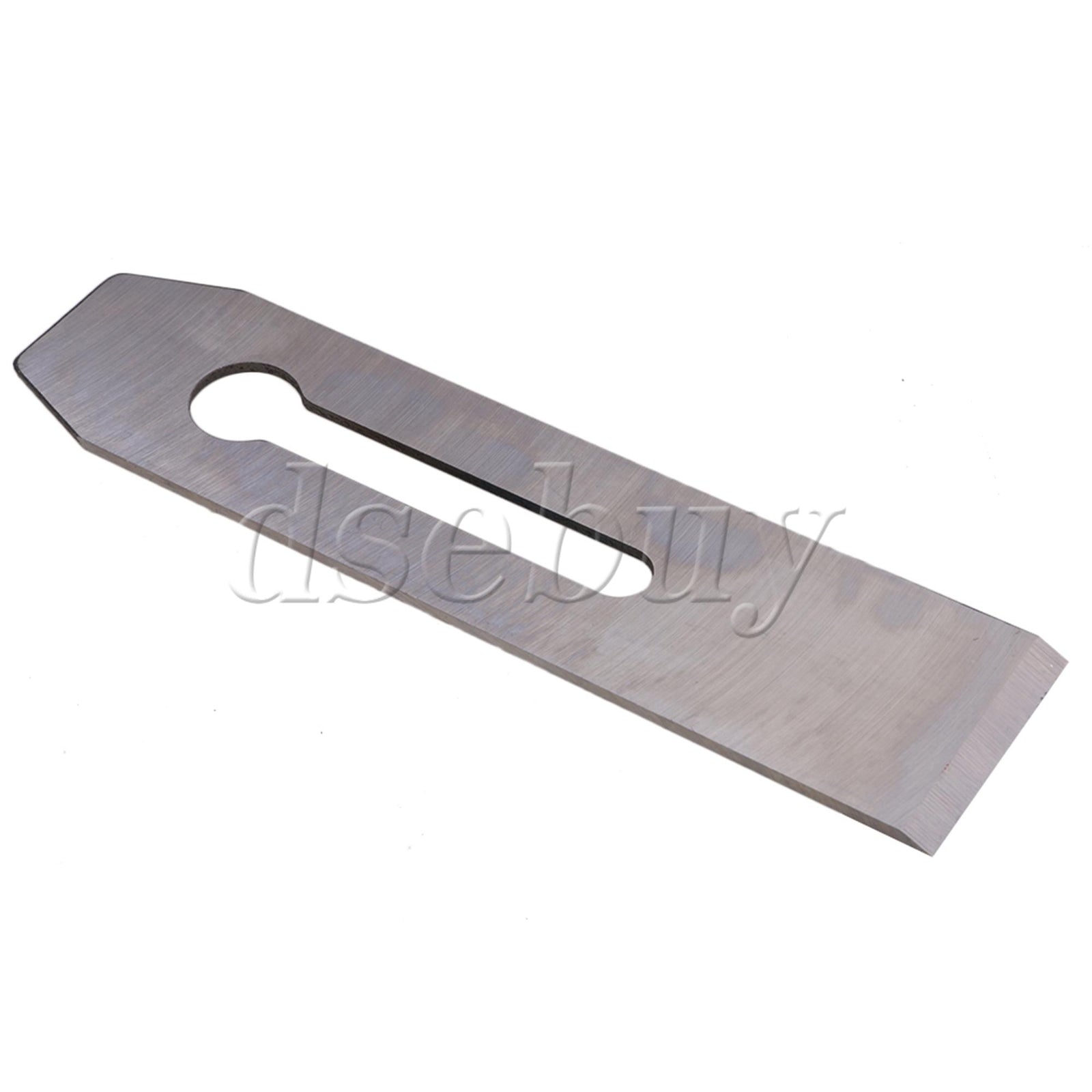 ya 25 2PCS Silver 44mm High Carbon Steel Hand Planer Blade Silver Color