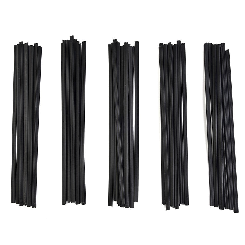 ya 25 50Pcs 200mm PP Black/Plastic Welding Rods Car Bumper Repair/Sticks Welder Tools