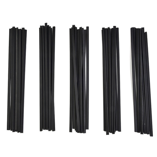 ya 25 50Pcs 200mm PP Black/Plastic Welding Rods Car Bumper Repair/Sticks Welder Tools