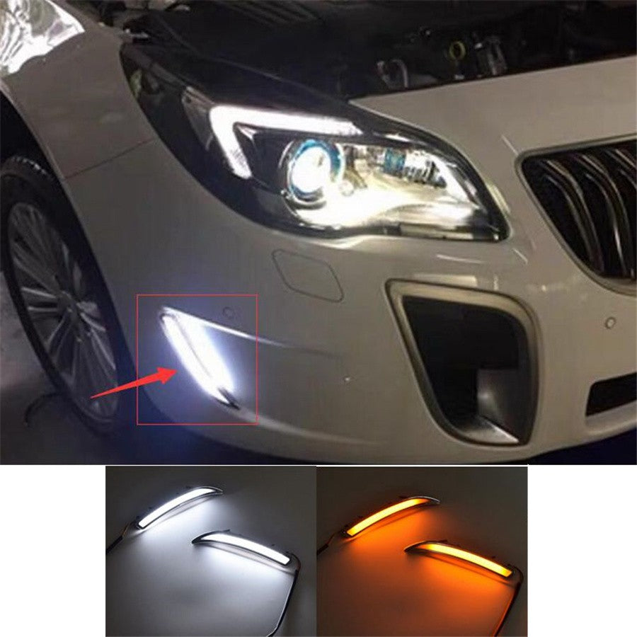 ya 13 5.27.2 2X Daytime Running Light Fog Lamp/Turn Signal Light for Buick Regal GS 08-17