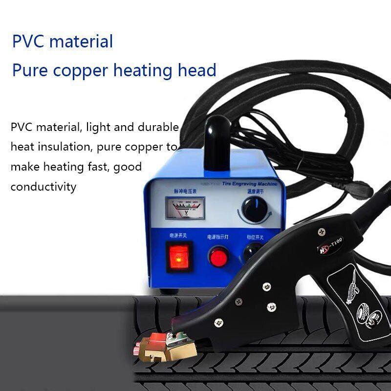ya 25 Car Solid Tire Engraving Machine Forklift Tire Engraving Machine Rubber Slotting