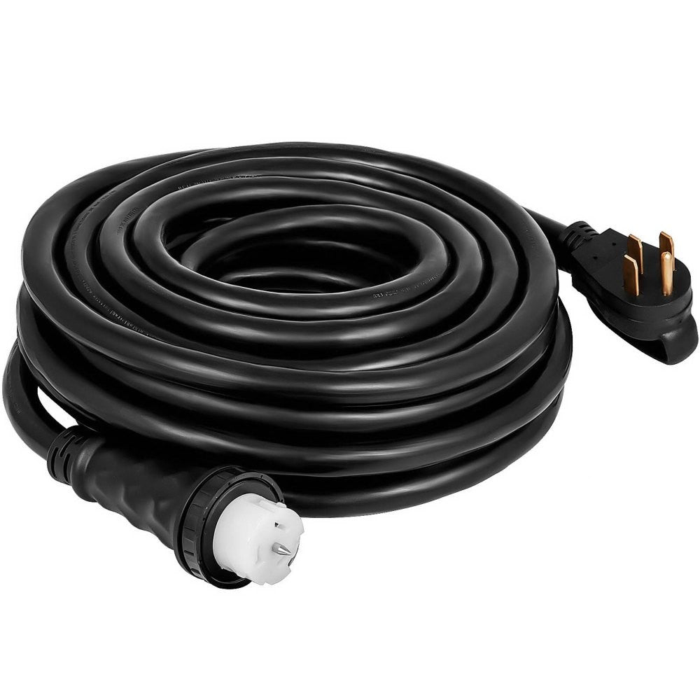 ya 16 75Ft 50A Generator Extension Cord - 6AWG/3C+8AWG/1C, 125V 250V, Twist Lock