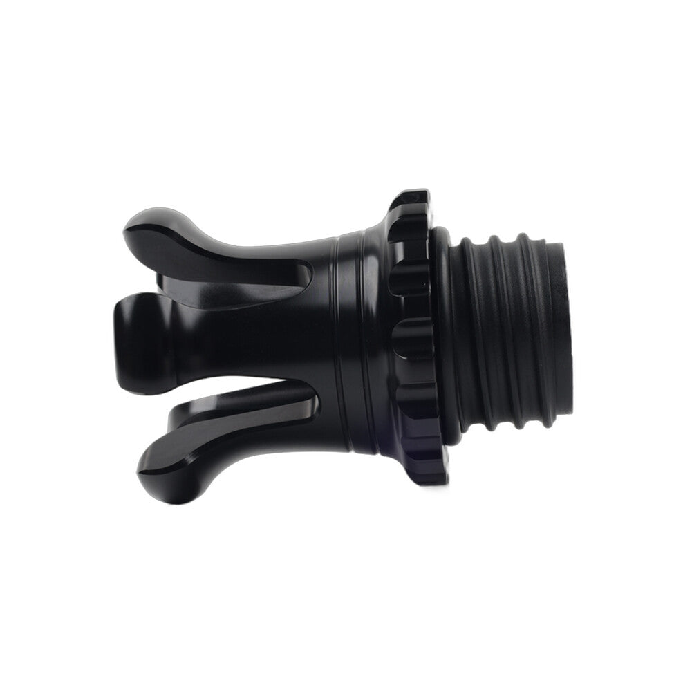 ya 5 8.7 Motorcycle Vented King Crown Gas Cap Fuel Tank Black for Harley XL883 Road King