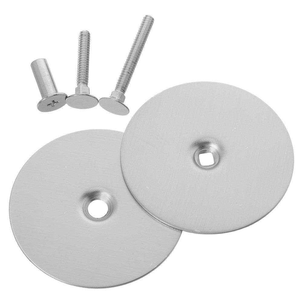 ya 14 2 Pcs Knob Hole Filler Plate Door Lock Cover Deadbolt Escutcheon