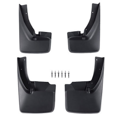 ya 5 8.7 Front & Rear Deluxe Molded Splash Guards Mud Flaps Fit 2009-2019 10 for Ram 82214136