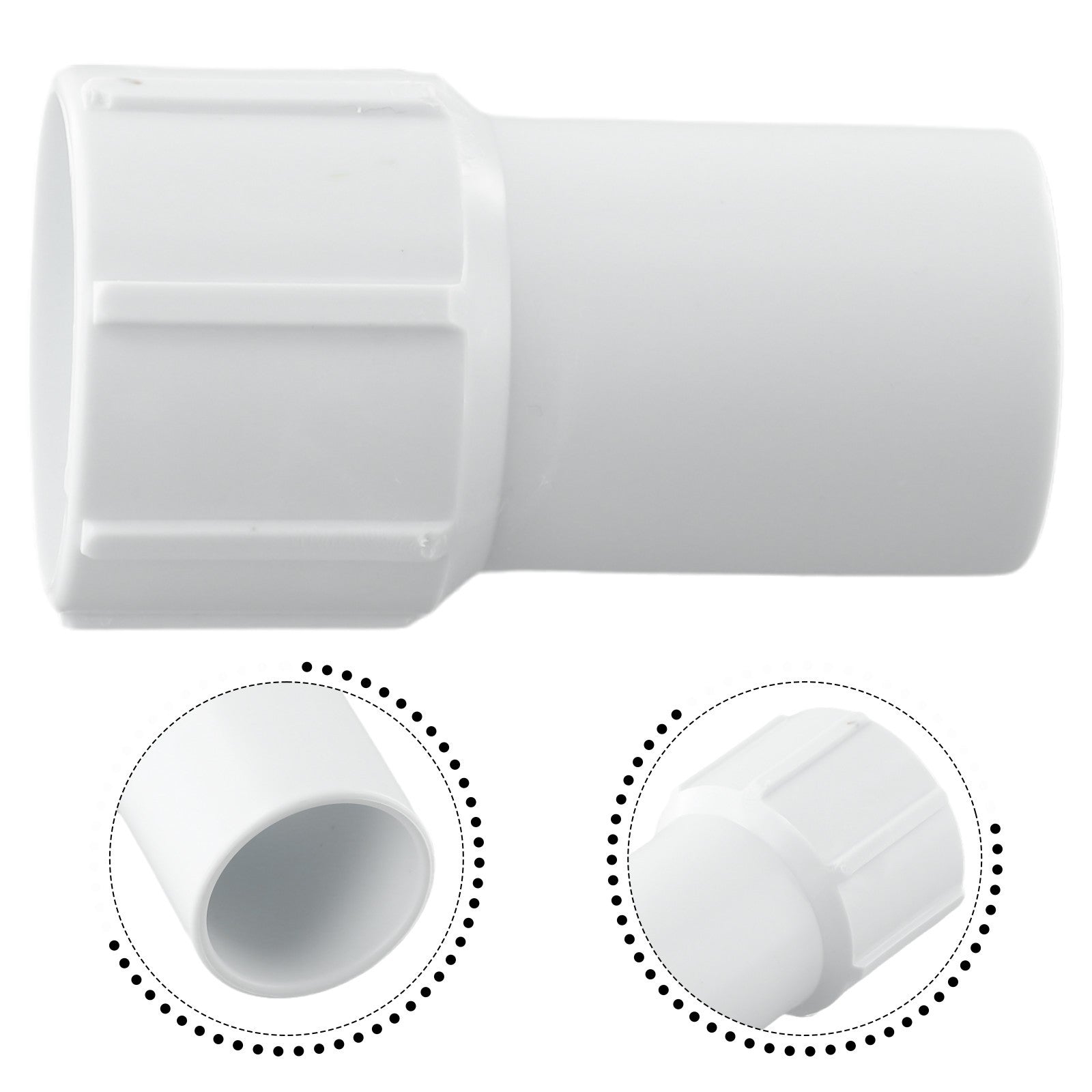 ya 14 Pool Hose Cuff Pool Replacement Cuffs For Spiral Wound Vacuum Hose Threaded Cuff