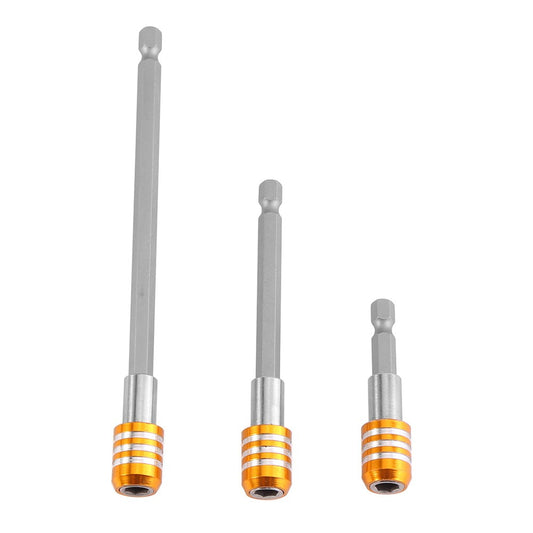ya 25 (Yellow)1/4 Hex Shank Electric Screwdriver Bit Holder Extension Bar