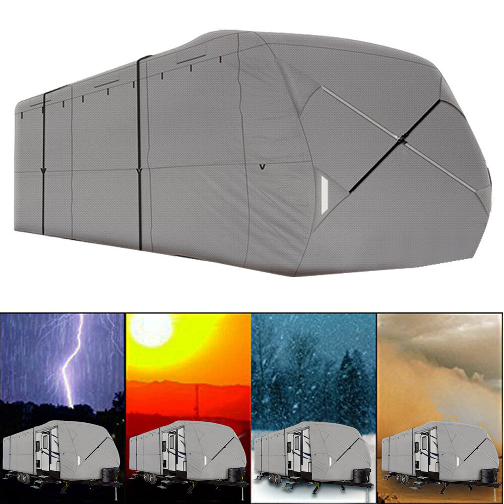 ya 10 5.28.2 Suitable for 22ft-24ft camper travel trailer RV cover waterproof UV resistant non-woven 
