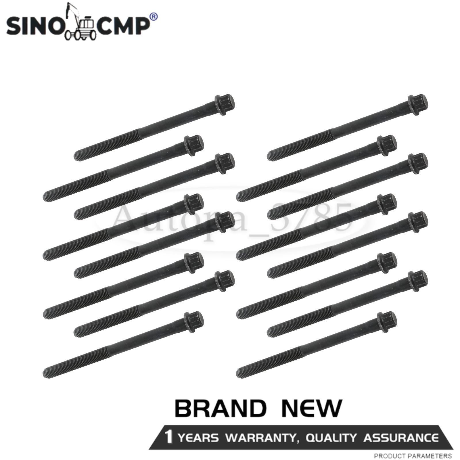 ya 27 7.2 Cylinder Head Bolts fits for HYUNDAI COUPE GK 2001- 09 G6BA Set Kit Blue Print 2.7L