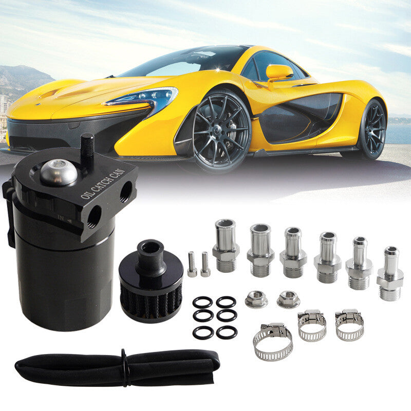 ya 1 8.5.1 Aluminum Universal Oil Tank Kit Reservoir Confused Tank with Breathing Filter 