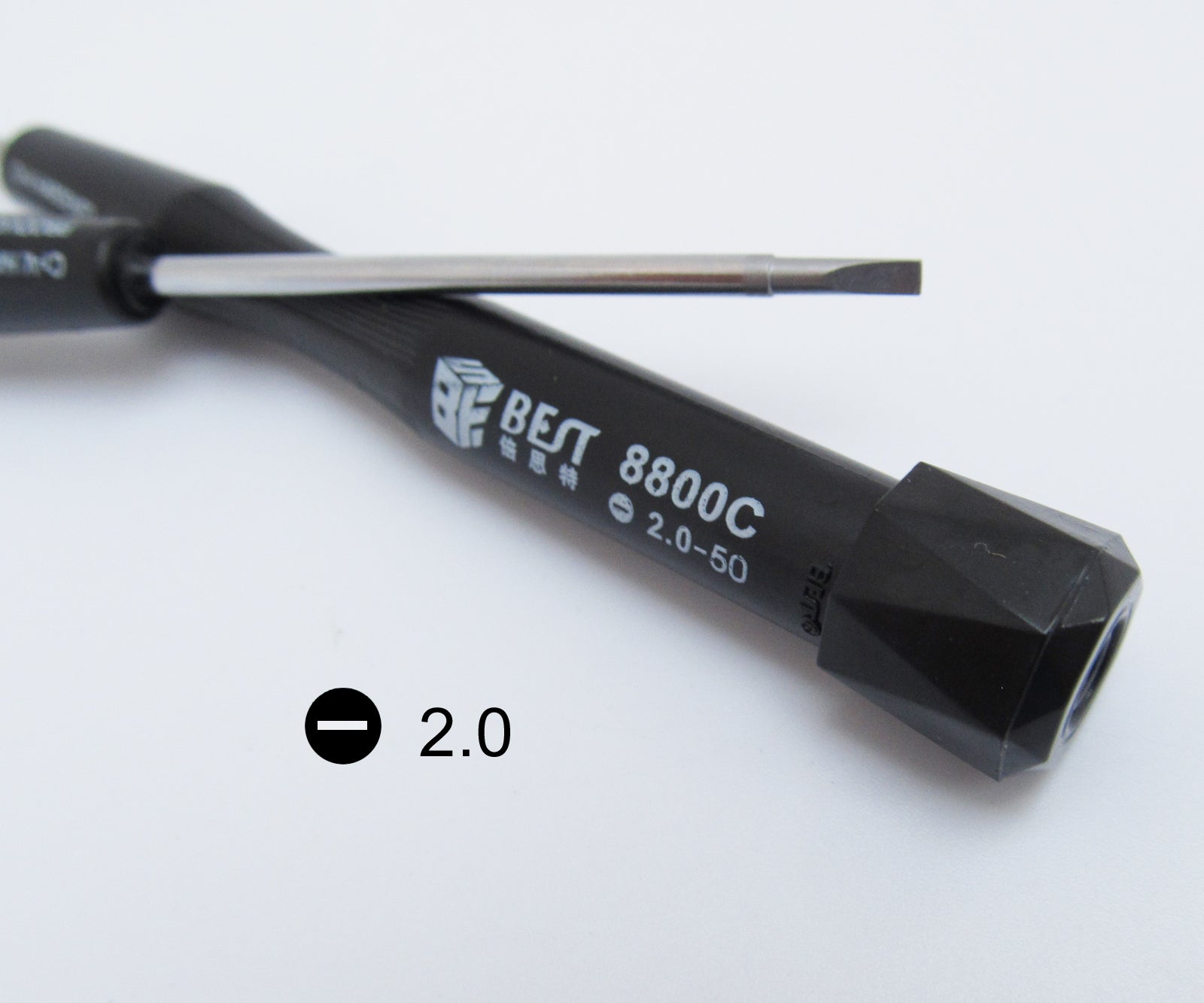 ya 14 50pcs BEST 8800C-50 Slotted Flat 2.0mm Pision Screwdriver Phone Repair Tool