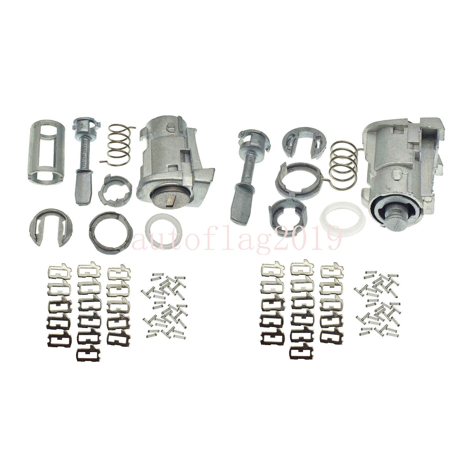ya 5 8.7 for VW for Golf for JETTA 1997-2005 Left & Right Side Door Lock Cylinder Repair Set