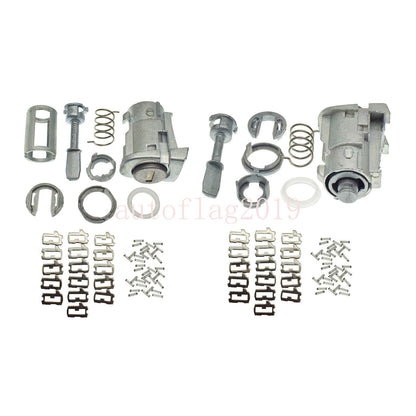 ya 5 8.7 for VW for Golf for JETTA 1997-2005 Left & Right Side Door Lock Cylinder Repair Set